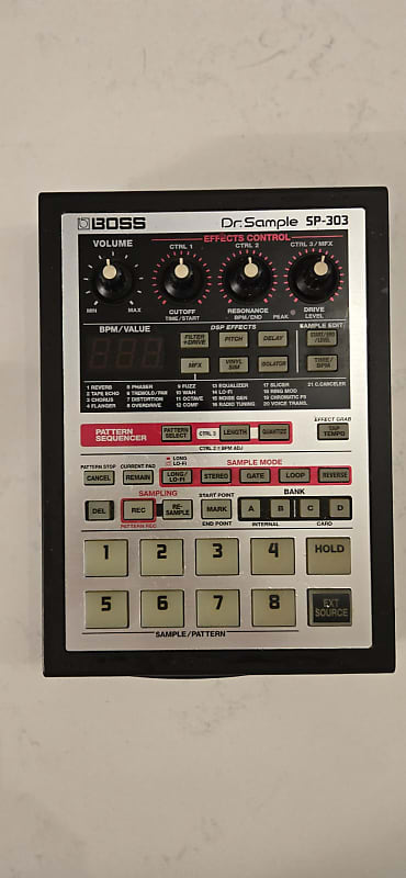 Boss SP-303 Dr. Sample Portable Phrase Sampler From Japan