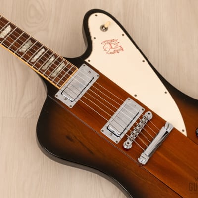 1996 Gibson Firebird V Vintage Sunburst 100% Original w/ Banjo Tuners, Case image 7