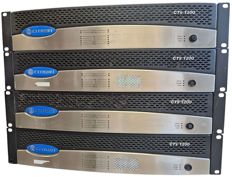 Crown CTs 1200 Two-channel, 600W Power Amplifier -MADE IN USA-  			
