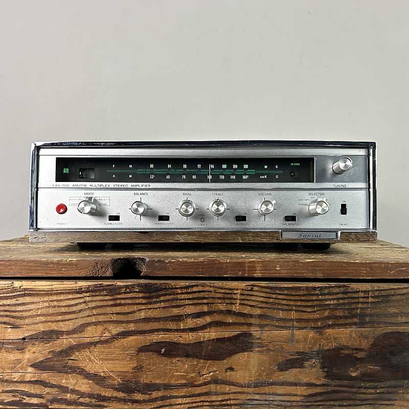 Sansui SAX-200 AM/FM Multiplex Tube Receiver 1960's | Reverb