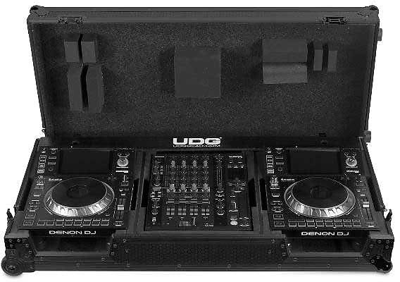 Udg U91046 Bl   Fc Set Denon Dj Sc5000/ X1800 Black Plus (Wheels)  			