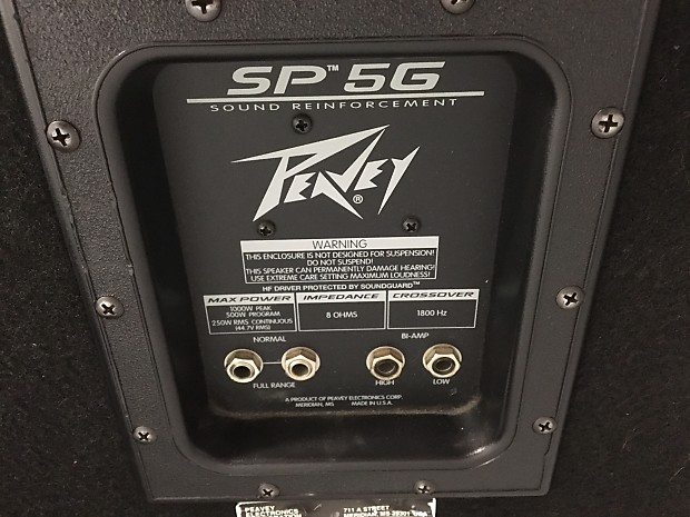 Peavey SP 5G Loudspeakers pair