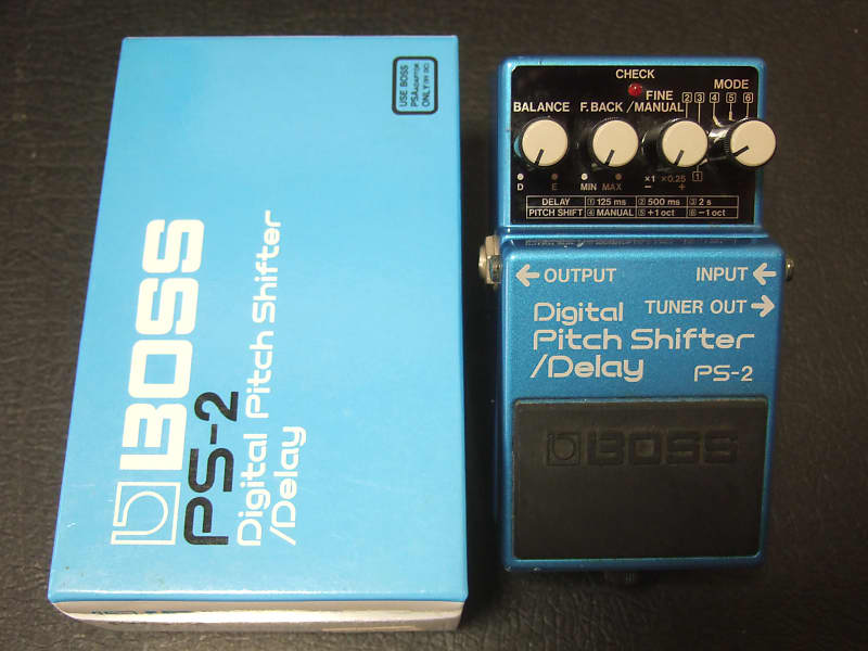 ギター boss digital pitch shifter ps-2 Boss PS-2 Digital Pitch Shifter / Delay - YouTube