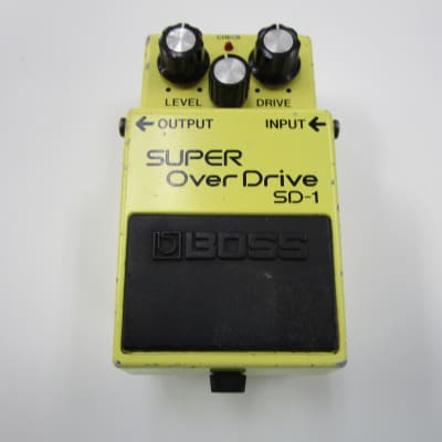 定番高評価ビンテージ1982年製BOSS SD-1 ギター