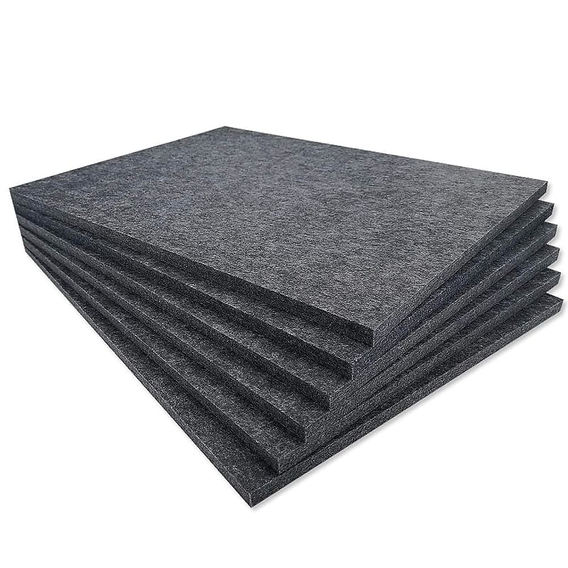 Acoustic Panel - 16 X 12 X 0.5 Inches 6 Pack Dense Thick