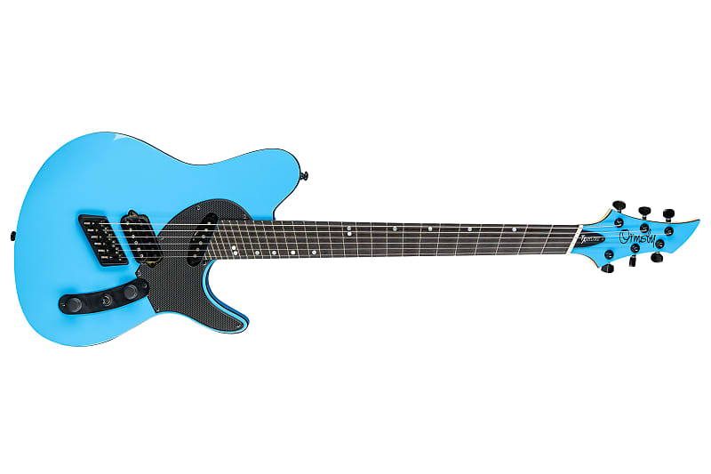 ギター Ormsby TX GTR Run 15 - Azure Blue Carbon Ormsby TX Carbon GTR 6 (Run 15) Multiscale AB - Azure Blue