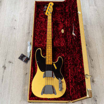 Fender Custom Shop Vintage Custom 1951 NOS Precision Bass, Nocaster Blonde image 10