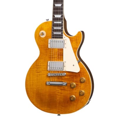 Gibson Les Paul Standard 50s Figured Top Guitar w/ Gibson Hardshell Case - Honey Amber for sale