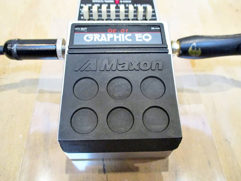 Maxon Graphic EQ GE-01 | Pedal Test - YouTube