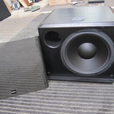 Boston XB4 Powered Subwoofer, 10" Woofer, Crossover, Ex Sound, Nice Condition, Deep+Extended,  Black image 2