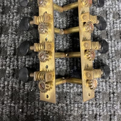 Waverly Mandolin tuners set 1920-1930’s  - Gold tone / brass image 3
