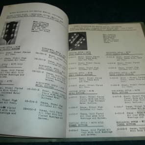 Vintage 1950 Kluson Musical Instrument Parts Catalog! Tuners, Tailpieces! RARE! image 4