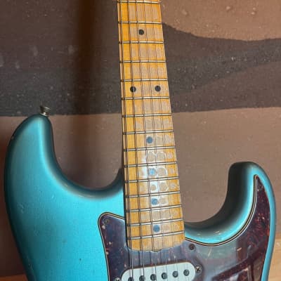 Fender Custom Shop '57 Reissue Stratocaster Heavy Relic 2013 - Teal and Sunburst image 22