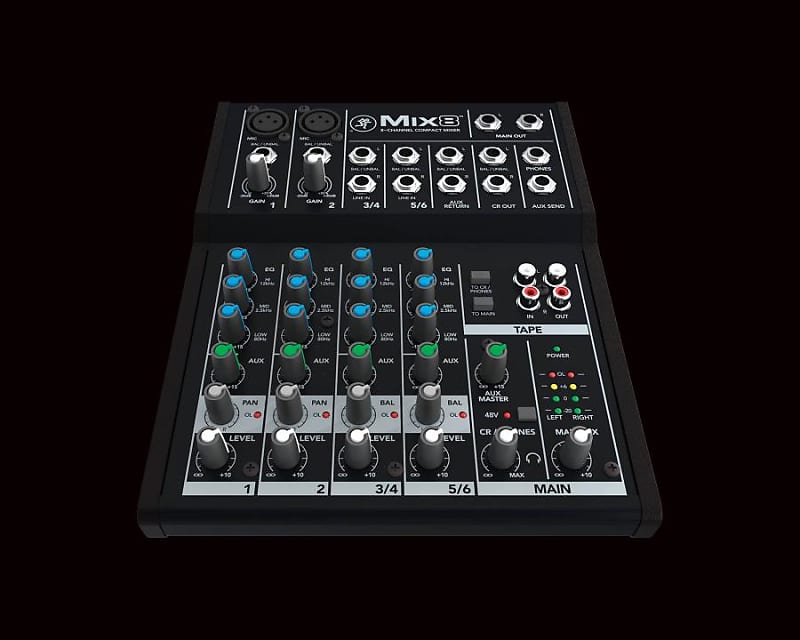 Mackie Mix8 8 Channel Mixer image 1