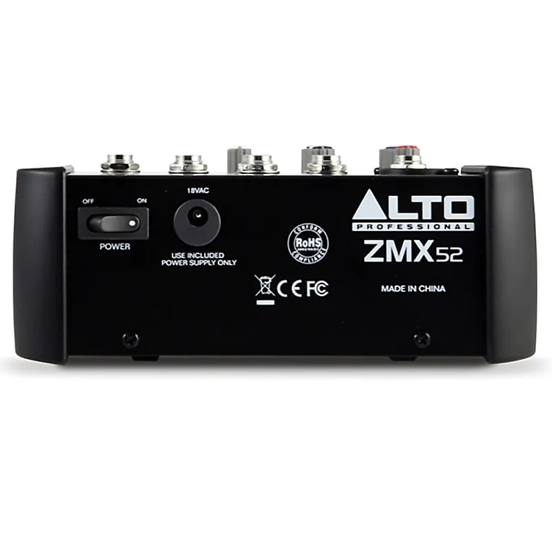 Alto Professional Zephyr ZMX52 5-Channel 2-Bus Analog Mixer image 2