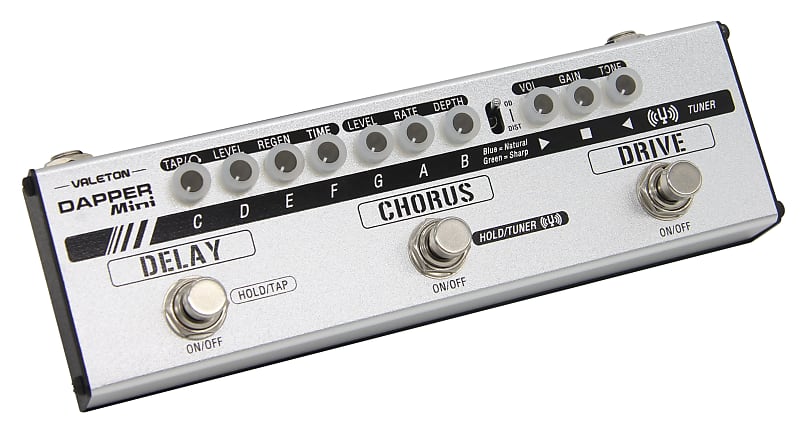 ギター VALETON MES-1 / Dapper Mini Amazon.com: VALETON Dapper Mini Effects Strip, MES-1,Silver