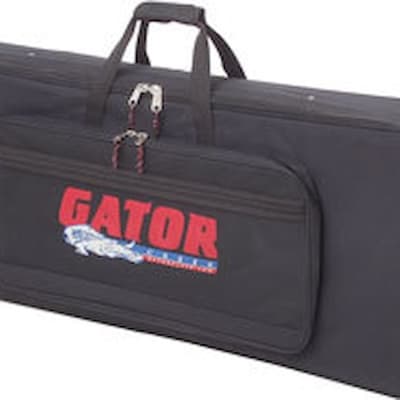 Gator 76 Note Lightweight Keyboard Case on Wheels. 51.5" x 18" x 6.25", GK-76
