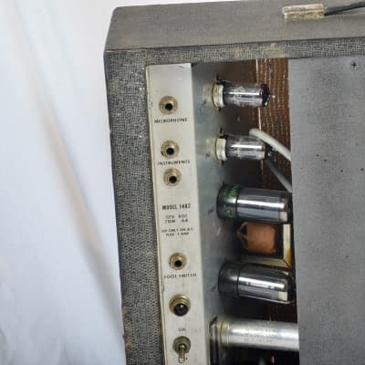 Silvertone Model 1482 5-Watt 1x12 Guitar Combo 1960s - Black image 10