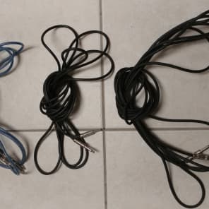 Fender & Neutrik 20 Ft. Guitar Cables (Blue/Black) image 1
