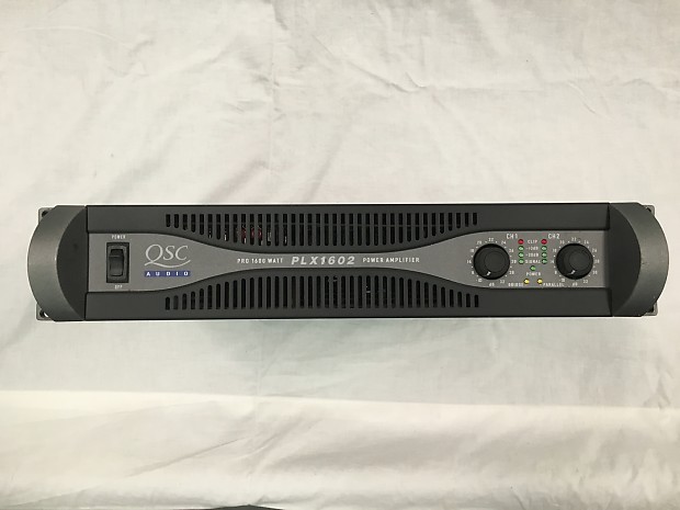 QSC PLX-1602 2-Channel 1600 watt Power Amplifier PLX1602 AMP | Reverb