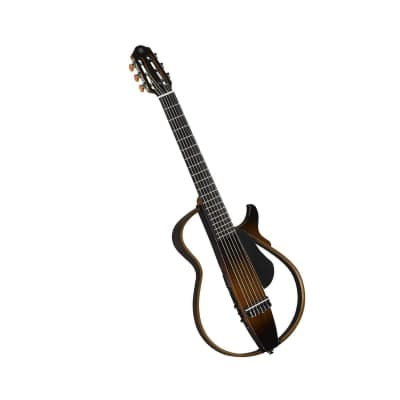 Yamaha SLG200N 6-Nylon String Guitar (Right-Handed, Tobacco Brown Sunburst) image 2