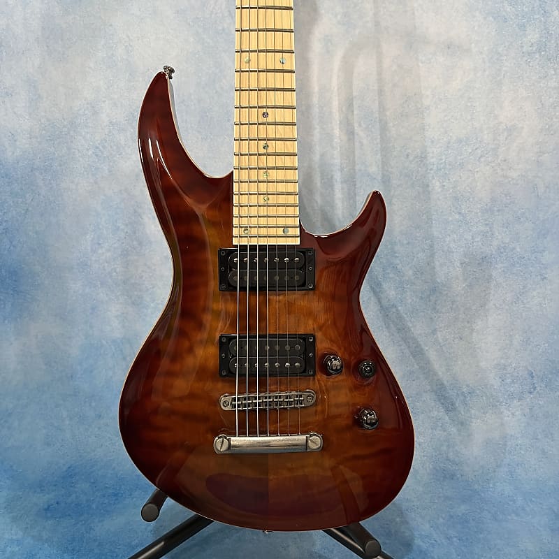 Edwards by ESP Horizon E-HR-III NT7 QM/M 2017 Antique Cherry Sunburst Made  in Japan | Reverb