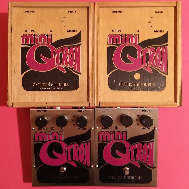 electro-harmonix mini Q Tron チキンノブ 木箱付き electro-harmonix mini Q Tron チキンノブ 木箱付き