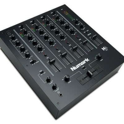 Numark M6 USB Black 4-Channel USB DJ Mixer For Use w/ DJ Turntables & CD players image 1