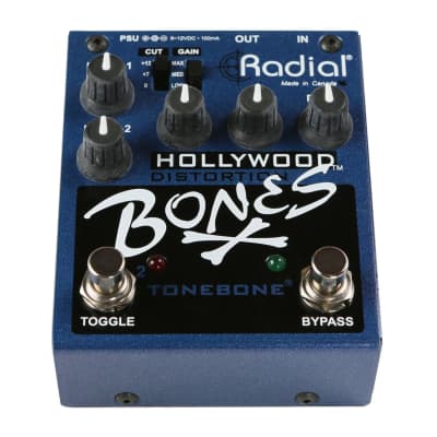 Radial HOLLYWOOD BONES  Tonebone Guitar Distortion & Overdrive Pedal image 5