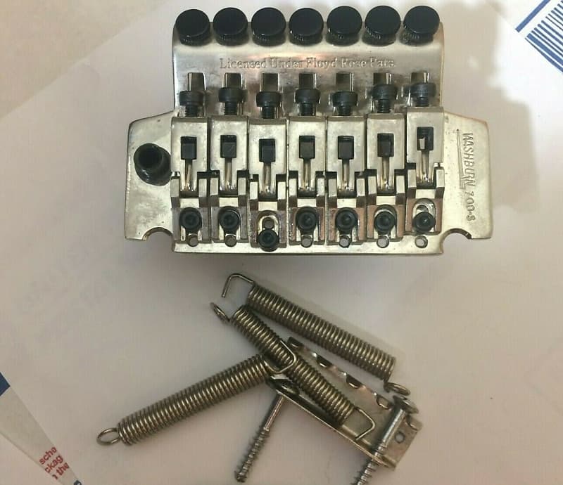 Rare Washburn Takeuchi 7-String Floyd Rose Tremolo Bridge | Reverb