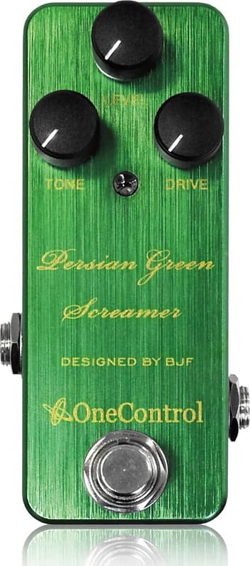 One Control Persian Green Screamer Guitar Effect Pedal image 1