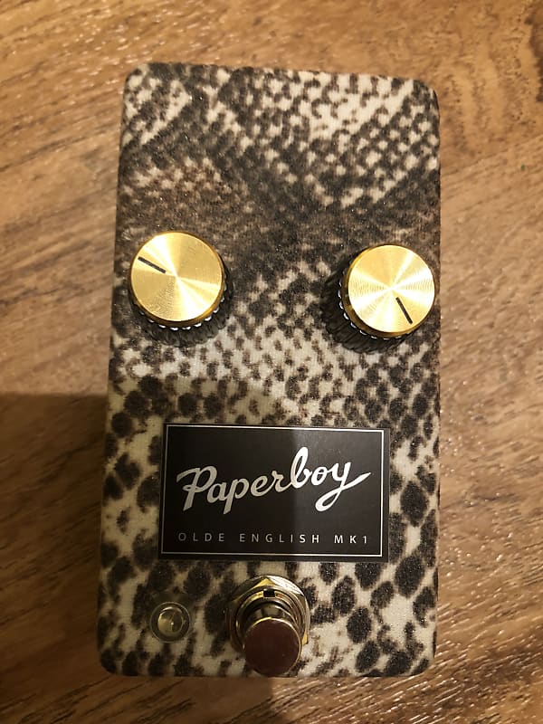 Paperboy Pedals Olde English MK1 2022 Custom Snakeskin Fabric