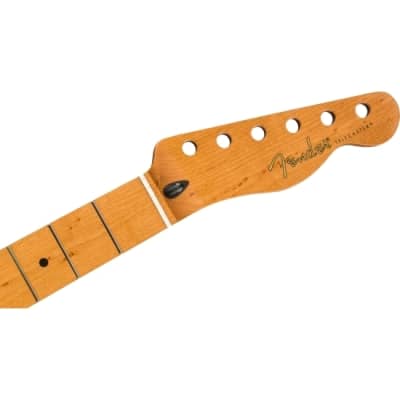 Fender Roasted Maple Telecaster® Neck, 21 Narrow Tall Frets, 9.5", Maple, C Shape image 3
