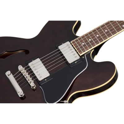 Epiphone Jim James Signature ES-335 Semi-Hollow Body Guitar - Seventies Walnut image 5