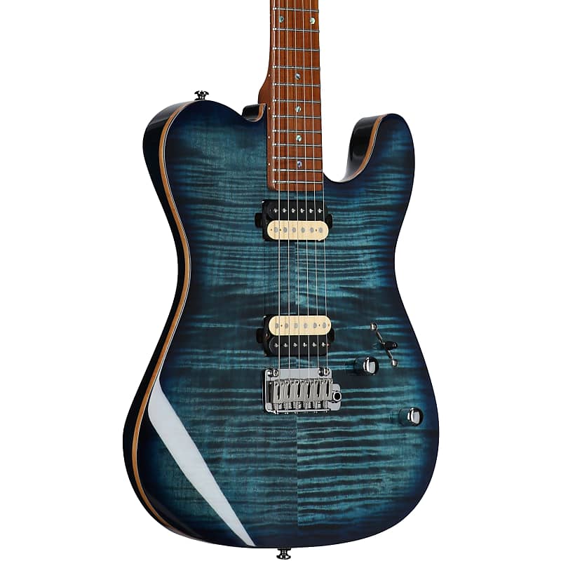 ギター sire  T7 FM Sire Larry Carlton T7 FM Electric Guitar - Transparent Blue
