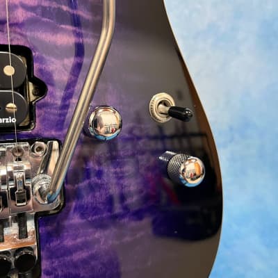ESP E-II ST-2 2015 - Quilted Maple Reindeer Blue - purple image 14