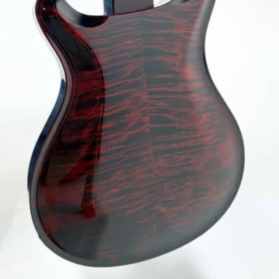 PRS Core Hollowbody II Piezo in Fire Red Wrap Burst w/Case image 6