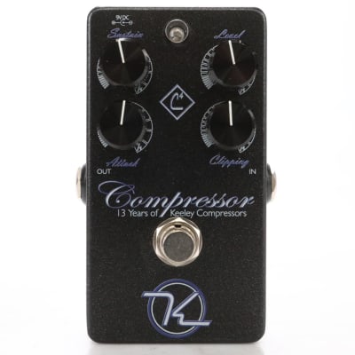 Keeley C4 Compressor Limited Edition 13th Anniversary Pedal w 