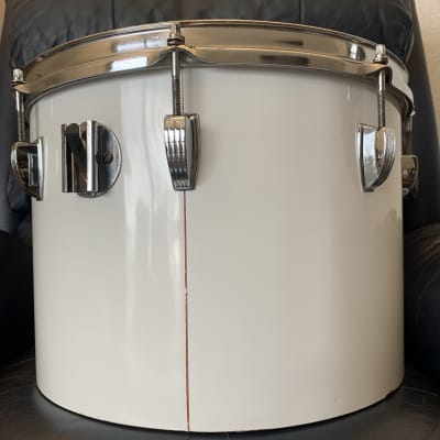 Ludwig Concert 1970’s - 14" White wrap image 4