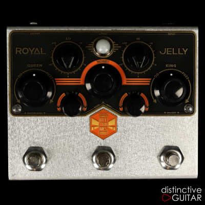 Beetronics Royal Jelly Overdrive/Fuzz Blender Silver for sale