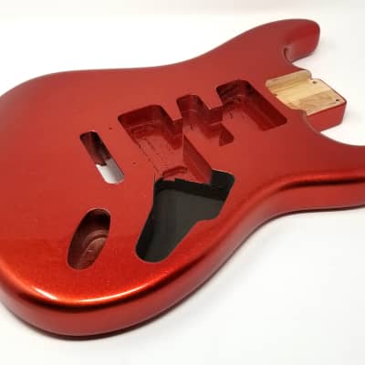 MJT ボディ　キャンディアップルレッド　アルダー Candy Apple Red VTL Hybrid Body | Alder 3lbs 9oz — MJT Aged
