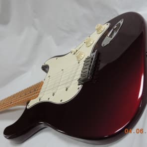 Fender Stratocaster Plus Strat Plus 1989 Maroon electric guitar original W/OHSC. image 4