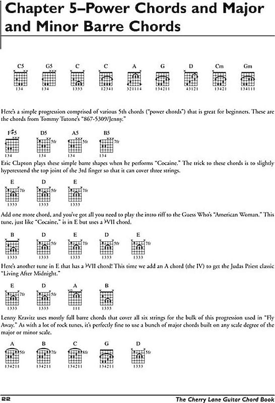 The Cherry Lane Guitar Chord Book - Guitar Chords in Theory and Practice