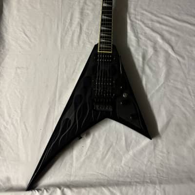 Jackson USA RR1 Randy Rhoads W/HSC 2005 - Black Ghost Flame for sale