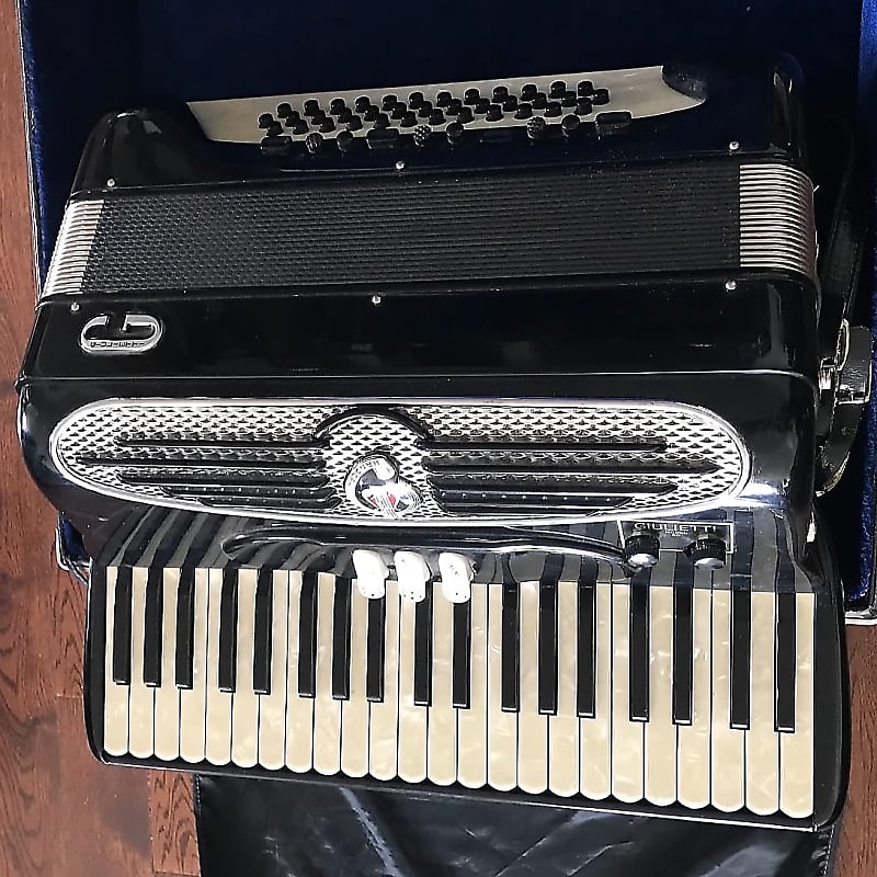 Giulietti Bassetti S2 37 Bass Accordion with Electronics RARE Reverb