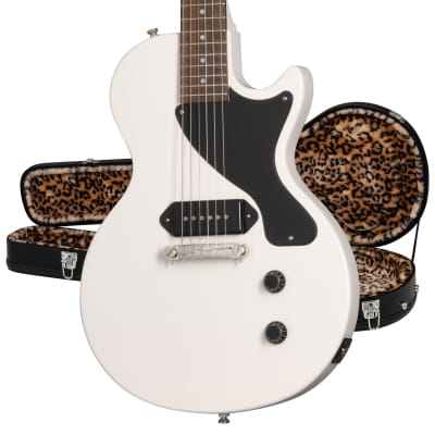 Epiphone Billie Joe Armstrong Signature Les Paul Junior Guitar - Classic White with Case image 1