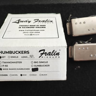 Lindy Fralin WIDE RANGE HUMBUCKER セット-