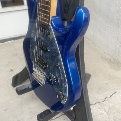 2005 Ernie Ball Music Man Silhouette Special Metallic Blue with OHSC image 4