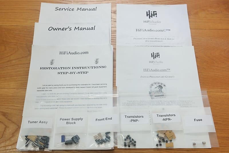 Marantz 2100 restoration kit filter capacitor repair rebuild fix  			