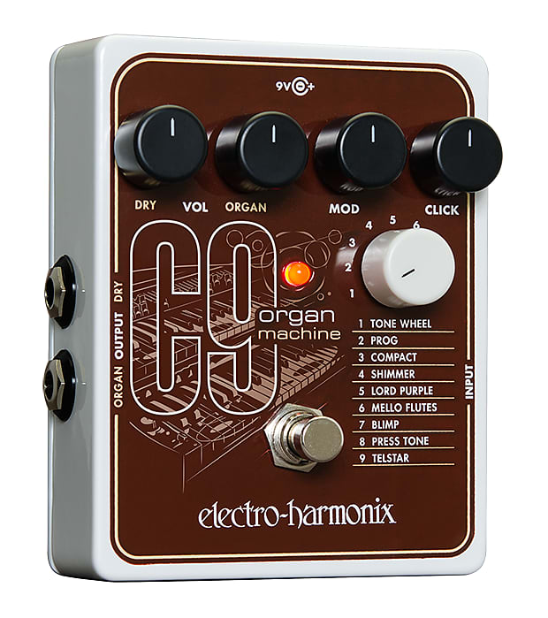 New Electro-Harmonix EHX C9 Organ Machine (C 9) Guitar Effects Pedal image 1